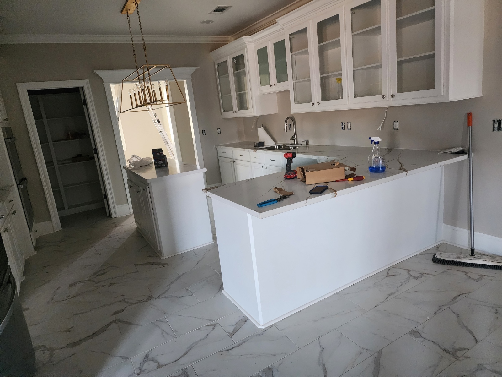 Natural wood custom kitchen